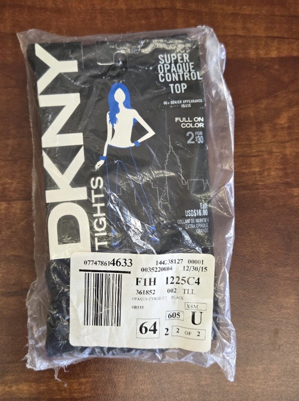 DKNY Black Tights - Control Top